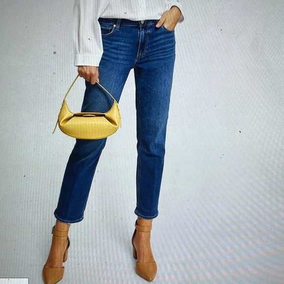 Paige Brigitte Slim Boyfriend Mid-Rise Jean in Roam size 29 - Picture 13 of 13